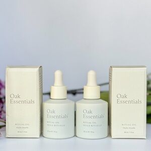Oak Essentials Ritual Oil Duo - 2 Full Size (30ml Each) New in Box -$176 Retail